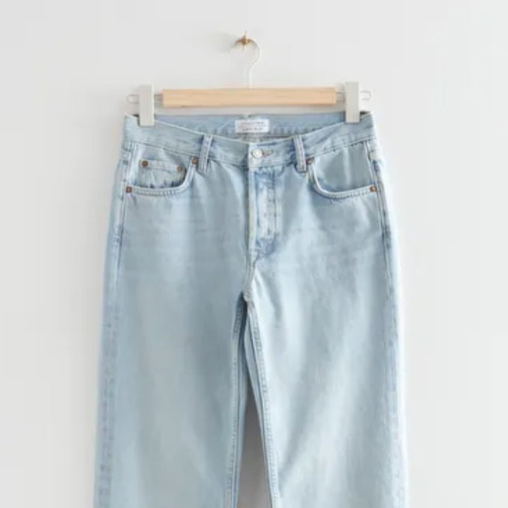 & Other Stores Sleek Cut Jeans - Light Blue, 28/30, NWT
